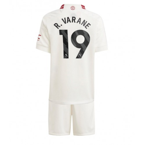 Manchester United Raphael Varane #19 Rezervni Dres za djecu 2023-24 Kratak Rukav (+ Kratke hlače)